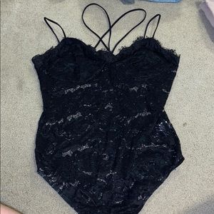 Lace body suit